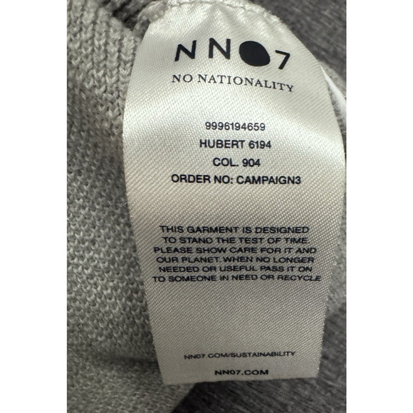 NN07 Sweater Large Mens No Nationality Hubert Honeycomb Knit Crewneck - Picture 7 of 8